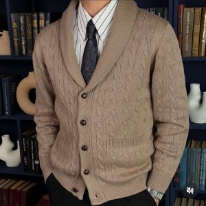 Premium Shawl Collar Cardigan